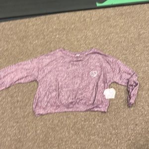 NWT super soft Ivory Ella cropped sweatshirt